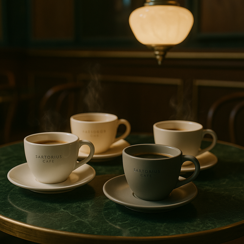 Set de 4 Tasses Design SARTORIUS Café